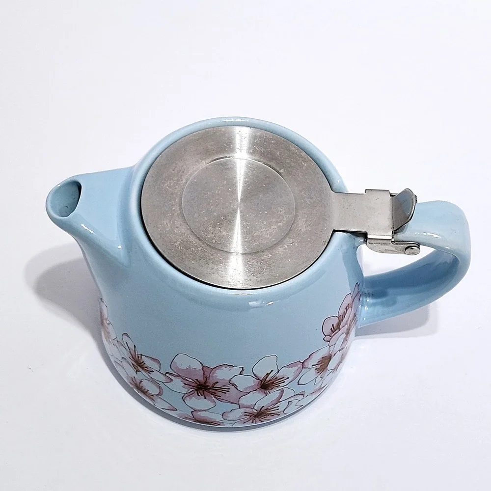 Alfred Tea Room Ceramic Teapot NO INFUSER Cherry Blossom Floral Sakura
